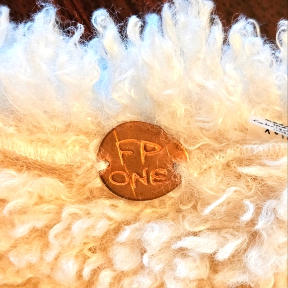 Free People Cream and Black Floral Vest - Picture 6 of 9